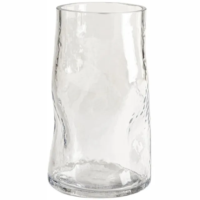 Homla SOOFTE Glazen Vaas - Gekreukt Transparant 11x18.8 cm