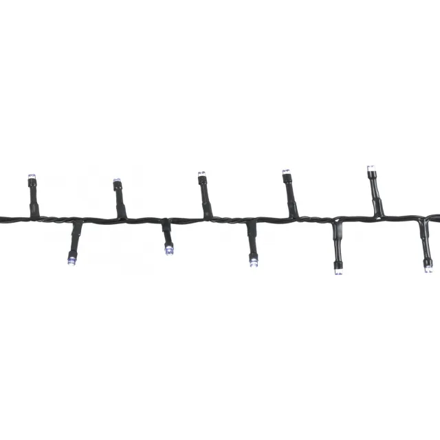 Luca Lighting kerstverlichting lichtsnoer - buiten - 370 lampjes wit - flashfunctie - 740 cm