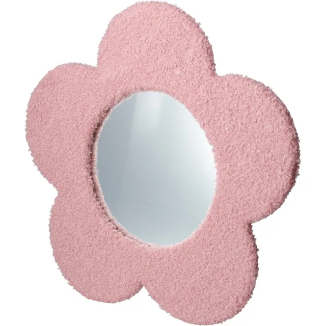 Home & Styling Spiegel Bloemen - Donkerroze