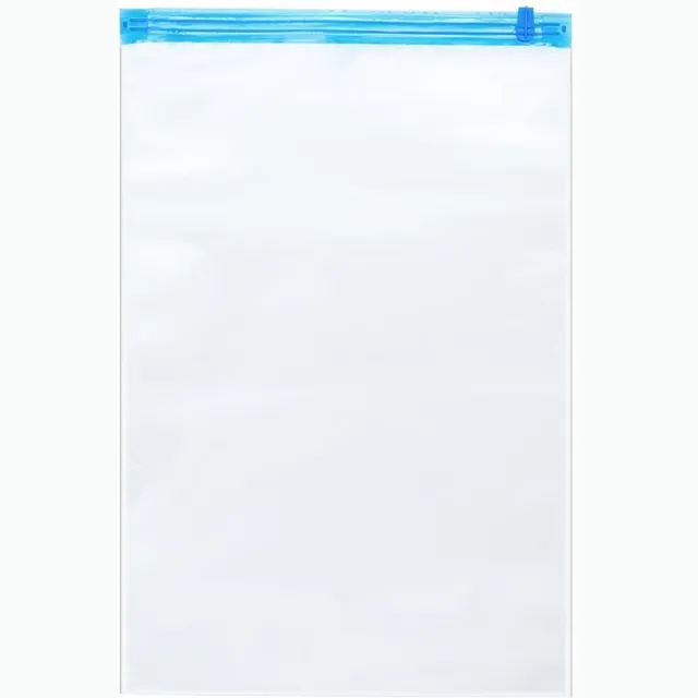 Intirilife 10x vacuümzakken in TRANSPARENT 40 x 60 - Vacuüm-opbergzakken Kledingzakken om met de hand op te rollen geschikt voor kleding, beddengoed en nog veel meer. Transparant