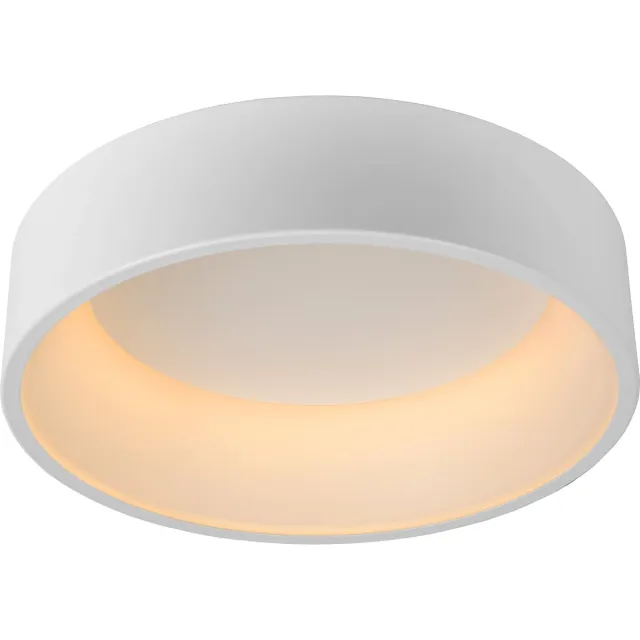 Lucide TALOWE LED - Plafonnière (Plafondlamp) - Ø 45,5 cm - LED Dimbaar - 1x30W 3000K - Wit
