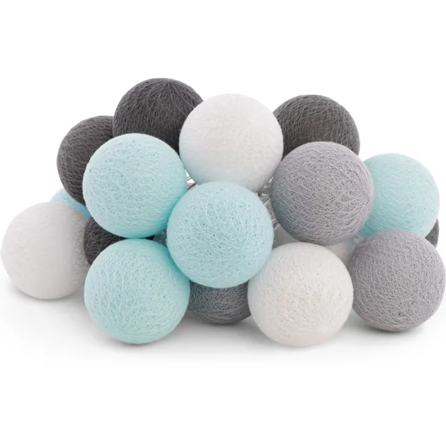 Cotton Ball Lights LED lichtslinger voor buiten - STARTERSET - verlengbaar - 20 lampjes - Arroyo