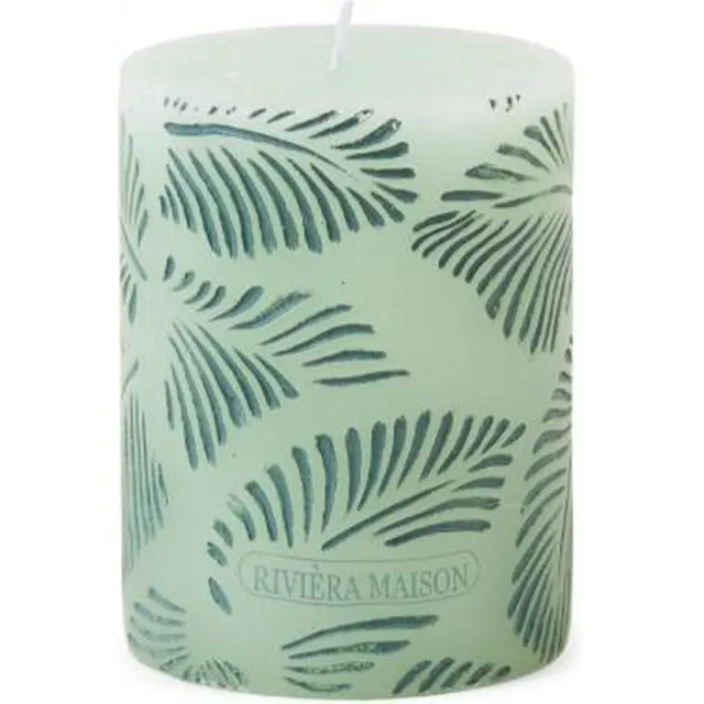 Riviera Maison Palm Leaves Candle 7 x 10 groen