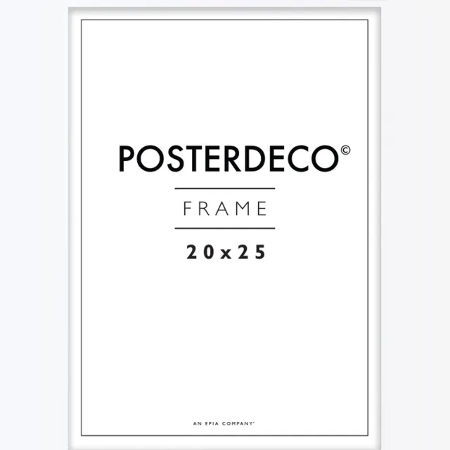 Framewinkel Fotolijst - Posterdeco - Premium Hout - Fotomaat 20x25 cm - Posterlijst - Fotolijstje - Wit