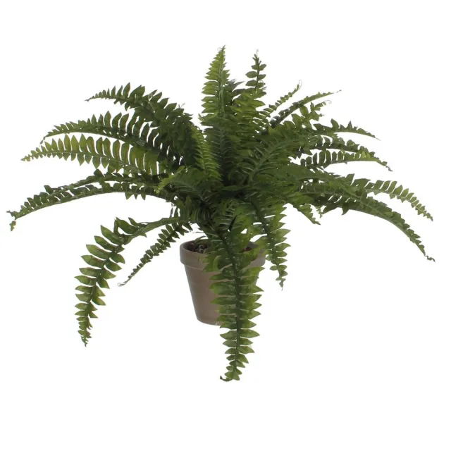 Mica Decorations Varen Kunstplant in Bloempot Stan - H40 x Ø70 cm - Groen