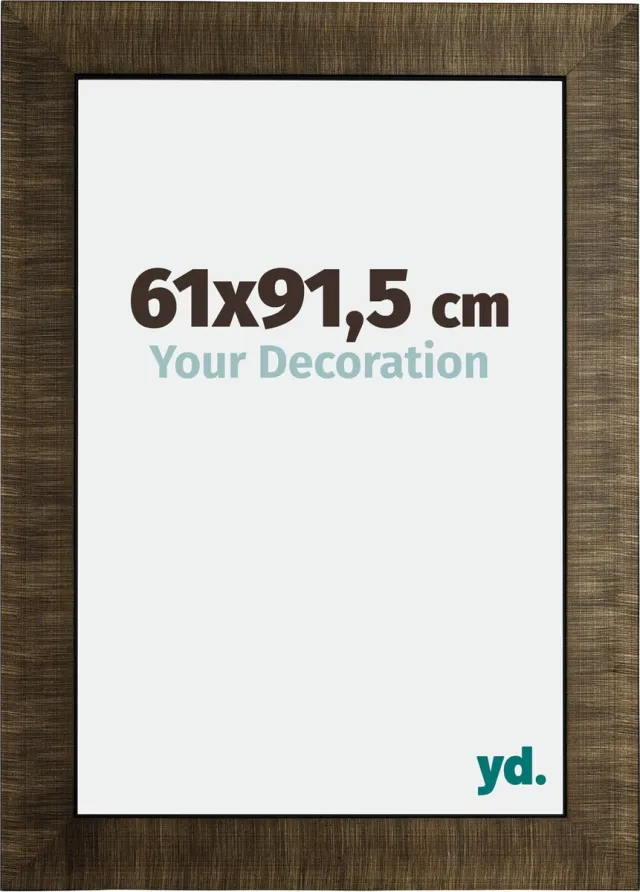 yd. Your Decoration - Fotolijst 61x91,5 cm - Hout - Champagne Geborsteld - Leeds