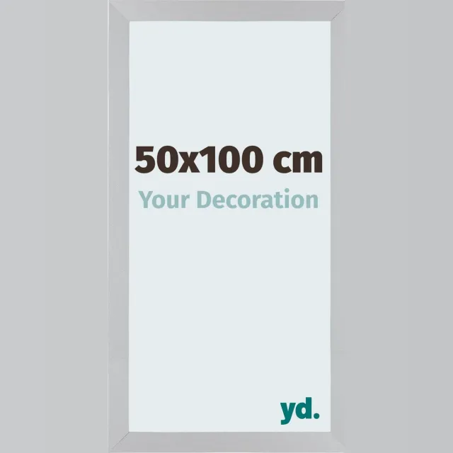 yd. Your Decoration - Fotolijst 50x100 cm - MDF - Zilver Mat - Mura