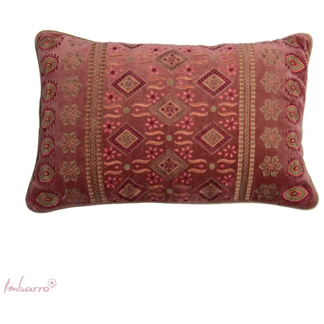 Imbarro Home & Fashion Sierkussen - Nina - Paars, Rood - 40 x 60 cm