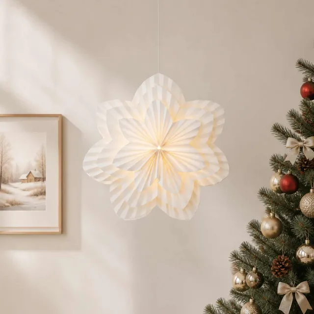vidaXL Kerstverlichting RAAHE 10 LED's Warmwit 45 x 17 x 45 cm