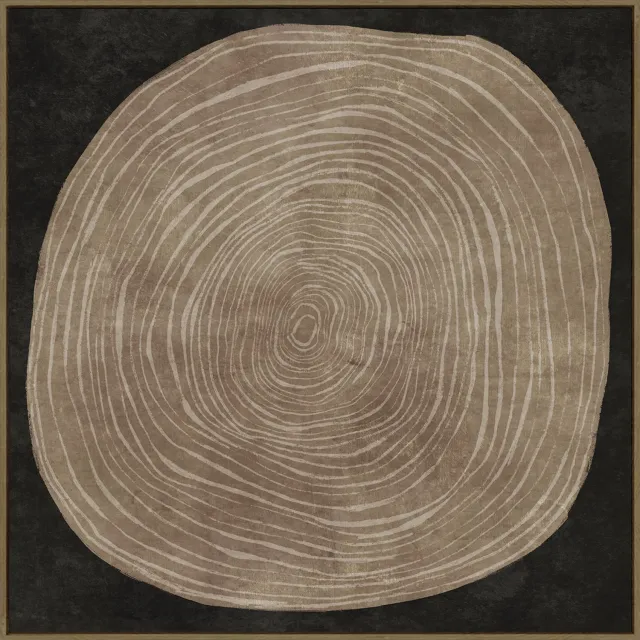 homebound by ky Schilderij roots Bruin