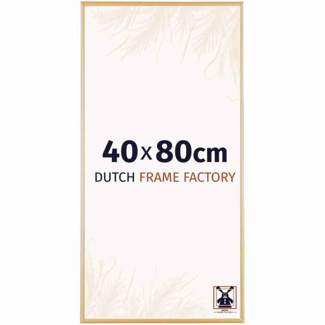 Dutch Frame Factory Fotolijst 40x80 cm - Aluminium - Goud Vintage - Kampen