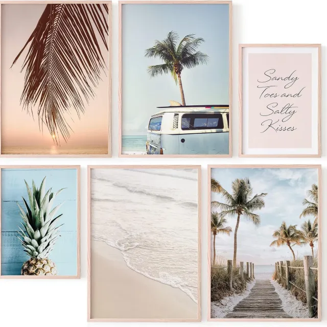 OHBIMBA Set van 6 Wandposters A3/A4 - Stijlvolle Kamerdecoratie