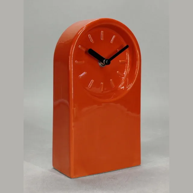 homebound by ky Tafelmodel klok Linea Tangerine Oranje