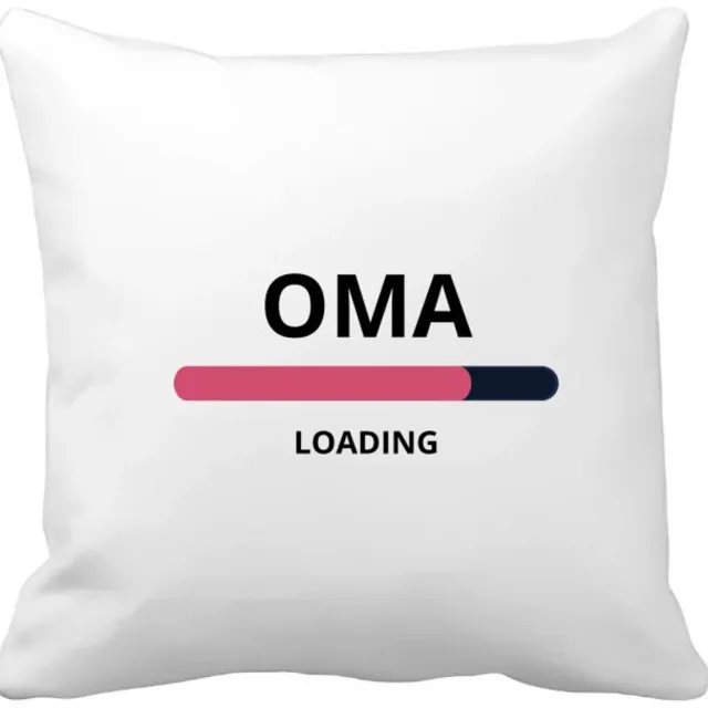 Akyol oma loading Kussen hoes - Oma - ochtendkoffie laden - verjaardagscadeau - verjaardag - cadeau - cadeautje voor oma - oma artikelen - kado - geschenk - gift - 40 bij 40 cm multicolor