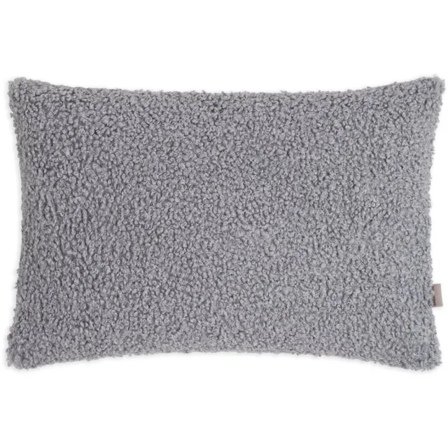 Knit Factory Rolf Sierkussen - Licht Grijs - 60x40 cm