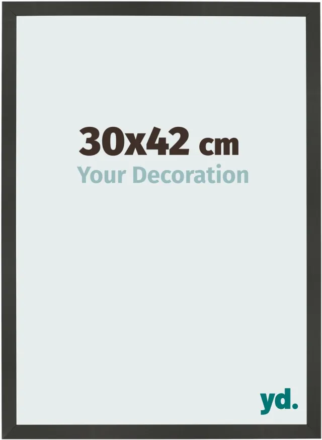yd. Your Decoration - Fotolijst 30x42 cm - MDF - Antraciet - Bologna