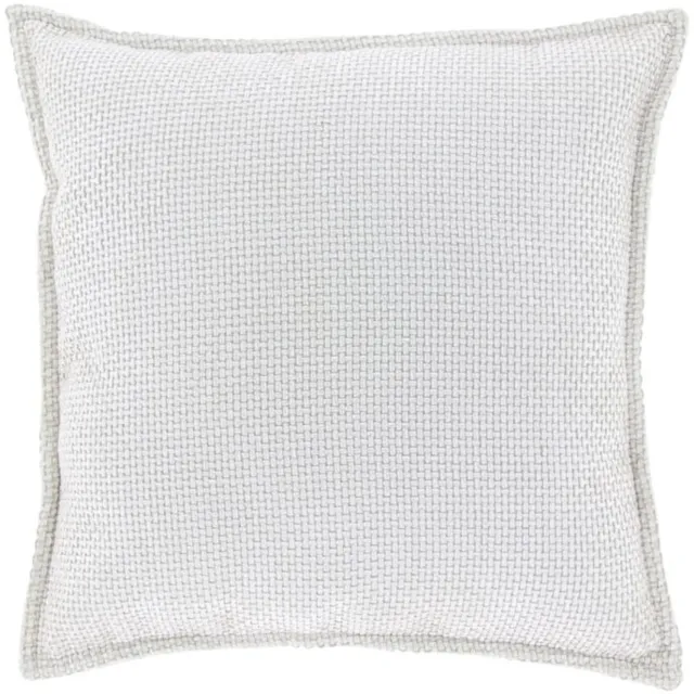 Unique Living Sierkussen Lia - dove white - 45x45cm Wit