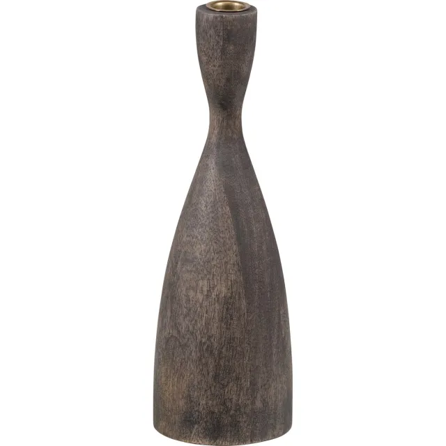 WOOOD Exclusive Rosa Kandelaar - Hout - Bruin - 28x9x9 brown