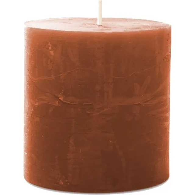 Spaas Kaars rustiek d7h7 cm cognac Spaas onbekend