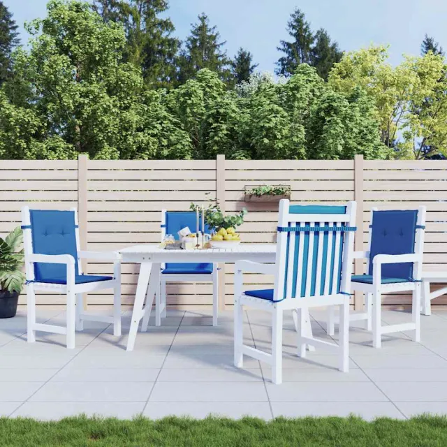 vidaXL Tuinstoelkussens 4 st 100x50x3 cm oxford stof koningsblauw