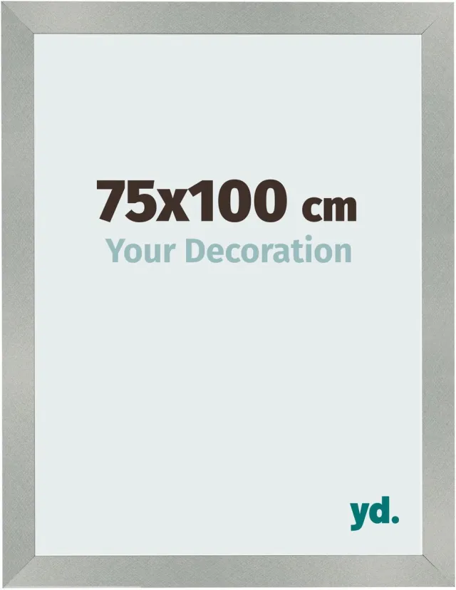 yd. Your Decoration - Fotolijst 75x100 cm - MDF - Aluminium Geborsteld - Bologna