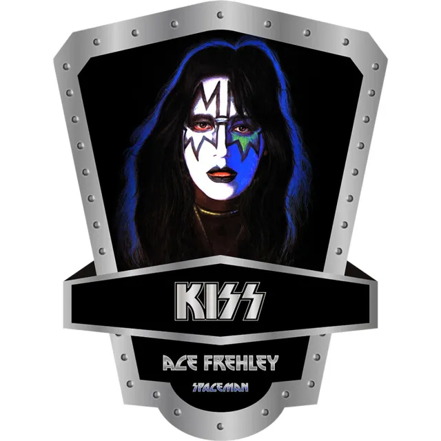 Signs-USA Signs USA - Muziek schild - hoog - Kiss - Ace Frehley - 40 x 52,5 cm Multicolor