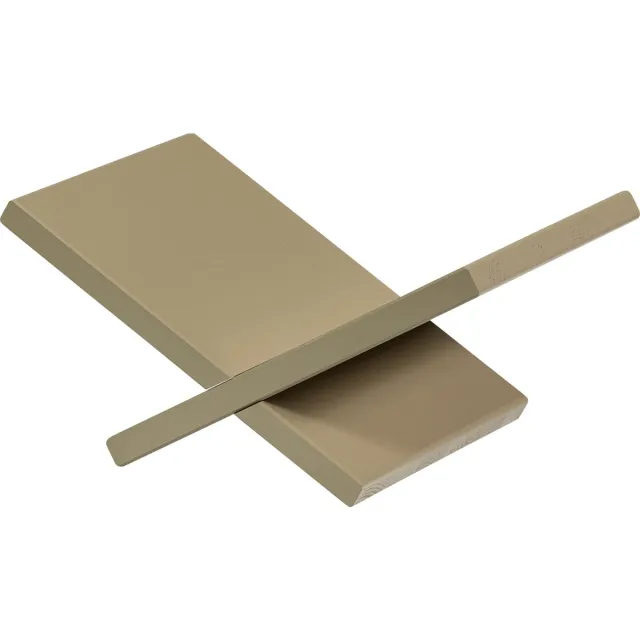 WOOOD Jet Boekenstandaard - Grenenhout - Mud - 19x40x26