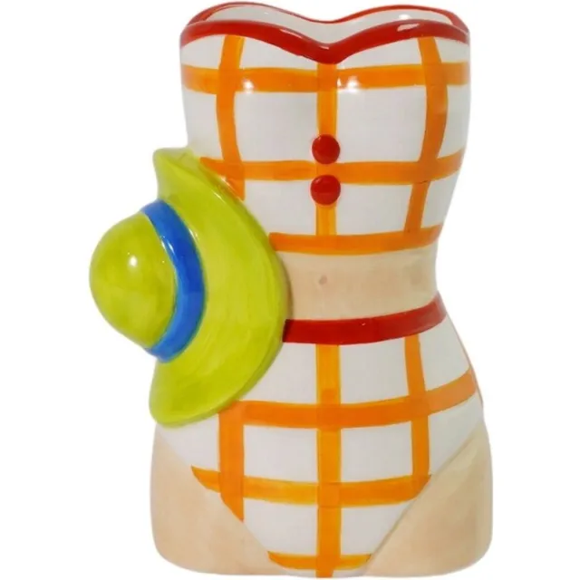 homebound by ky Aardewerk vaas retro bikini Multi
