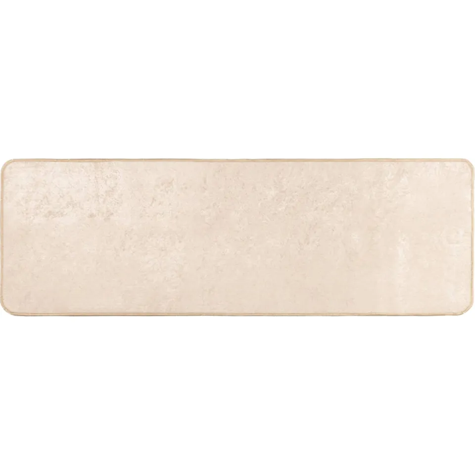 vidaXL Vloerkleedloper MARSA Crèmekleurig 50 x 100 cm Polyester en PVC