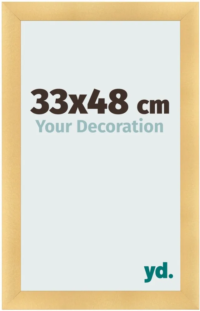 yd. Your Decoration - Fotolijst 33x48 cm - MDF - Goud Mat - Pisa