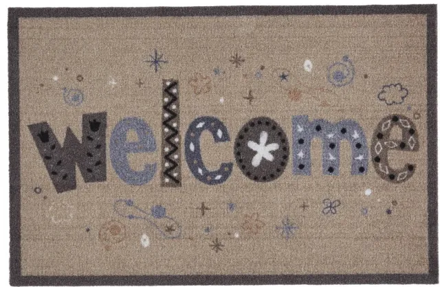 MD-Entree MD Entree - Deurmat - Schoonloopmat - Impression Welcome Fancy - 40 x 60 cm Meerkleurig