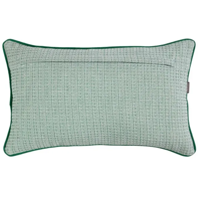Linen & More Hyacinth Kussen wafel groen 30x50cm