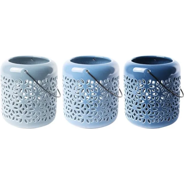 Esschert Design windlicht blauw (1 stuk) assorti