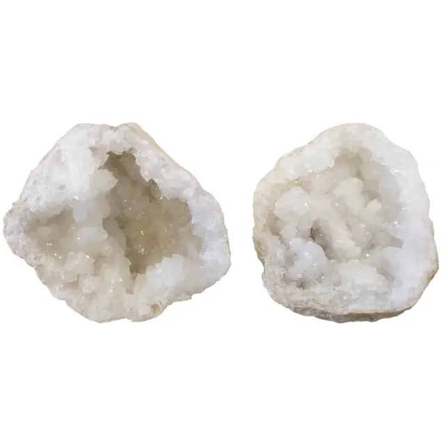 twintes Bergkristal geode / Kwarts geode 0,8 kg multi