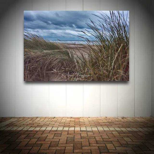 Alex F Fotografie Foto op Canvas - Strand AlexF029 – Formaat 120 x 80cm - Wanddecoratie - Muurdecoratie woonkamer - Slaapkamer decoratie - Kamer accessoires - Schilderijen op canvas multi