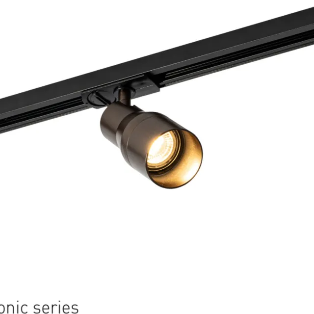QAZQA iconic kohua - Moderne Spot railsysteem verlichting, railverlichting geschikt voor led - 1 lichts - L 6 cm - Brons - Woonkamer | Slaapkamer | Keuken Brons - 1 lichts
