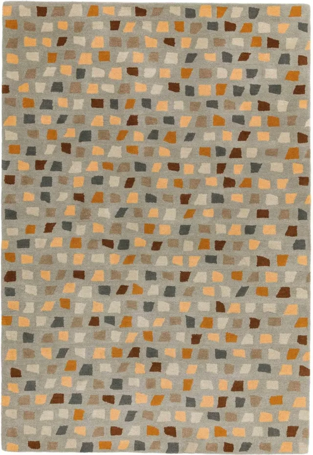 Eazy Living Easy Living - Reef-Pixel-Grey-multi Vloerkleed - 200x290 - Rechthoek - Laagpolig Tapijt - Modern - Meerkleurig