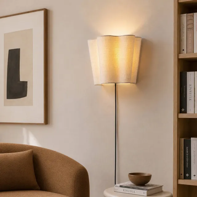 NOUS Living wandlamp Lux (Ø14x20cm) Naturel
