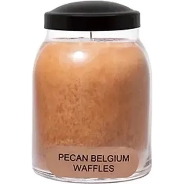 Cheerful Candle Geurkaars Pecan Belgium Waffles - 170 gram - 30 branduren lichtbruin