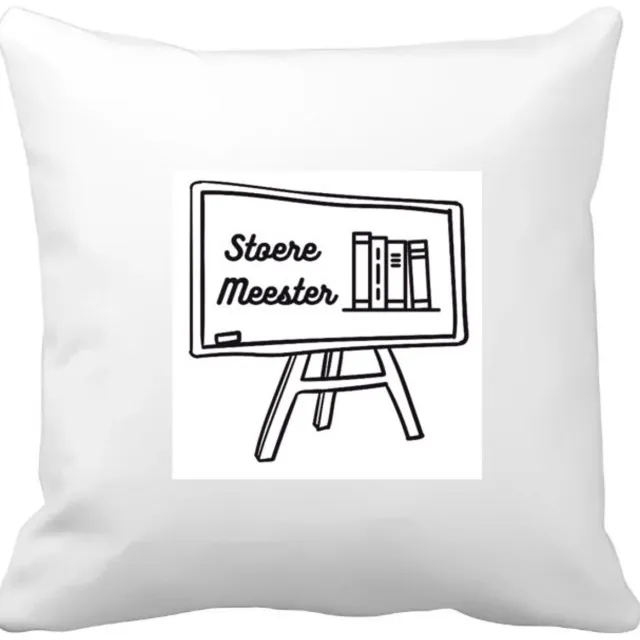 Akyol stoere meester Kussen hoes - Meester - meester - leraar - 40 bij 40 cm Multicolor