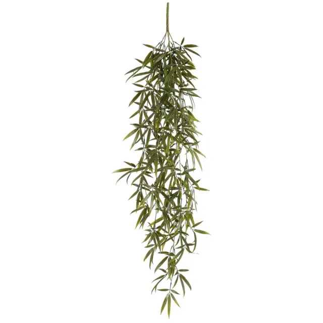 Mica Decorations Bamboe Kunst Hangplant - L105 x B35 x H3 cm - Groen