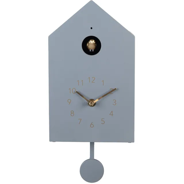 Gabriël Koekoeksklok 16x9x25 cm Blauw Kunststof