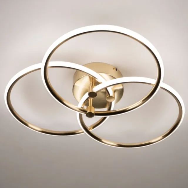 Lumidora Plafondlamp 75022 - Plafonniere - CUZCO - 3 Lichts - Ingebouwd LED - 24.0 Watt - 2400 Lumen - 2700 Kelvin - Goud - Messing (kleur) - Kunststof