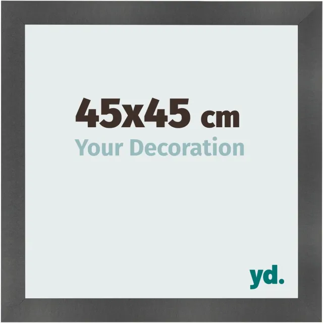 yd. Your Decoration - Fotolijst 45x45 cm - MDF - Zwart Mat - Pisa