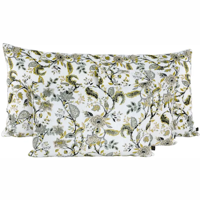 Haomy Mahe kussen celadon 50x80 cm wit, groen