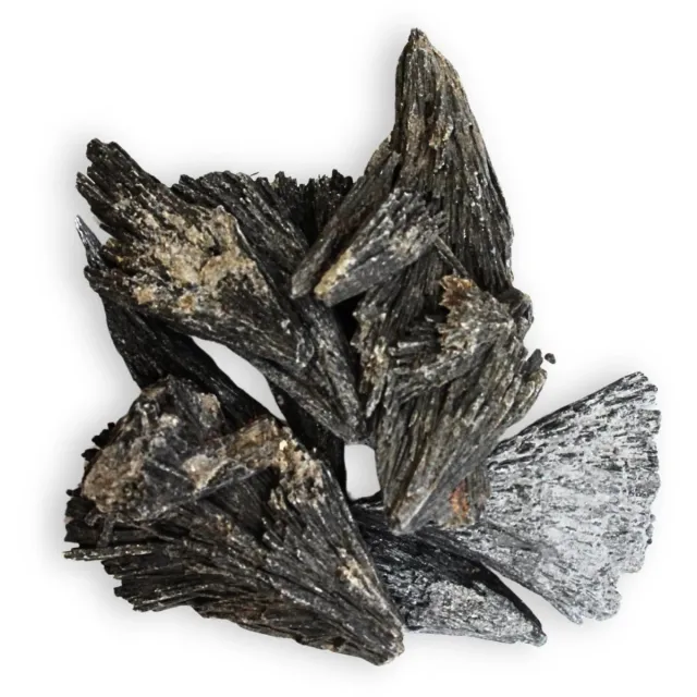 Ruben Robijn Kyaniet zwart 250 gr. ruwe brokjes n.n.b