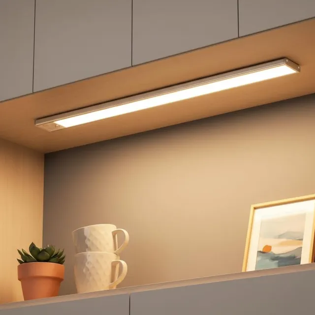 Lexium Store Sensor lampjes met bewegingsmelder - Wit - 20 cm - Oplaadbare magnetische LED-keukenverlichting - Voor kasten en werkbladen