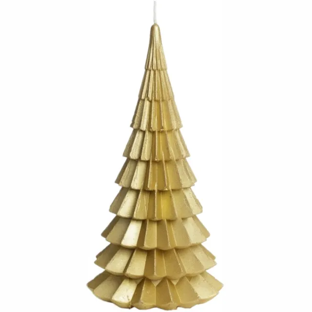 Rustik Lys Buitenkaars 'Kerstboom' (XL, Goud)