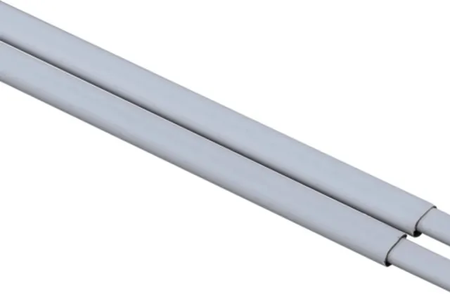 Deco Styl Deco - Vitrage ophangroede 13 mm wit ovaal - 40-70 cm lang