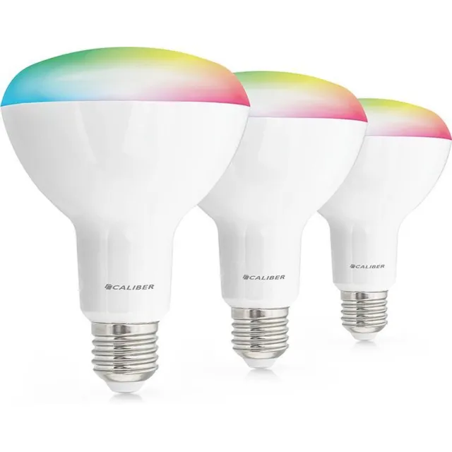 Caliber HBT-BR30-3PACK - 3 slimme lampen (E27) - RGB en Wit - Bluetooth Mesh